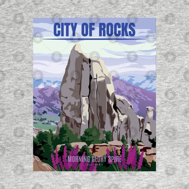 City of Rocks, Morning Glory Spire, Idaho by Sue Cervenka